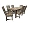 Highwood Usa Lehigh 7pc Rectangular Outdoor Patio Furniture Dining Set 72 x 42 AD-ST7LH1CO4AA-WBR - alternate 1